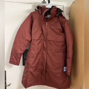Brand new COLUMBIA Apres Arson winter long down jacket- plus size